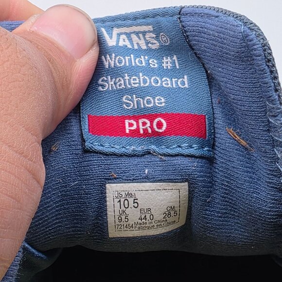 Vans Berle Pro Mens Size 10.5 Steve Navy Sneaker Shoes Casual Outdoors Walking main image 6